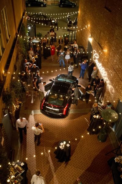 Aerial view of the event with crowded at Horton Grand Hotel
