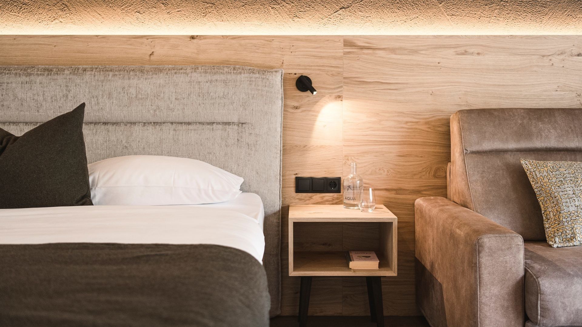 Camera familiare con giardino al Falkensteiner Hotel Falkensteinerhof a Valles.