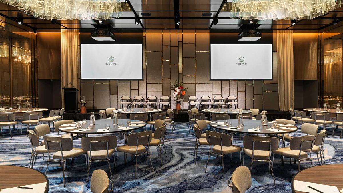 Interior of Pearl Ballroom at Crown Towers Sydney
