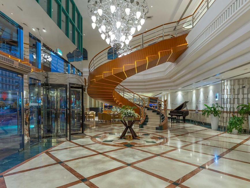 Lobby at Coral Dubai Deira Hotel