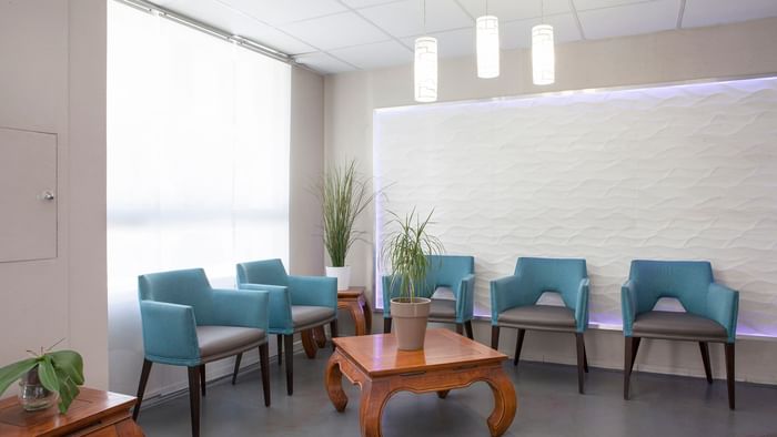 Lounge area with chairs at Hotel Novella