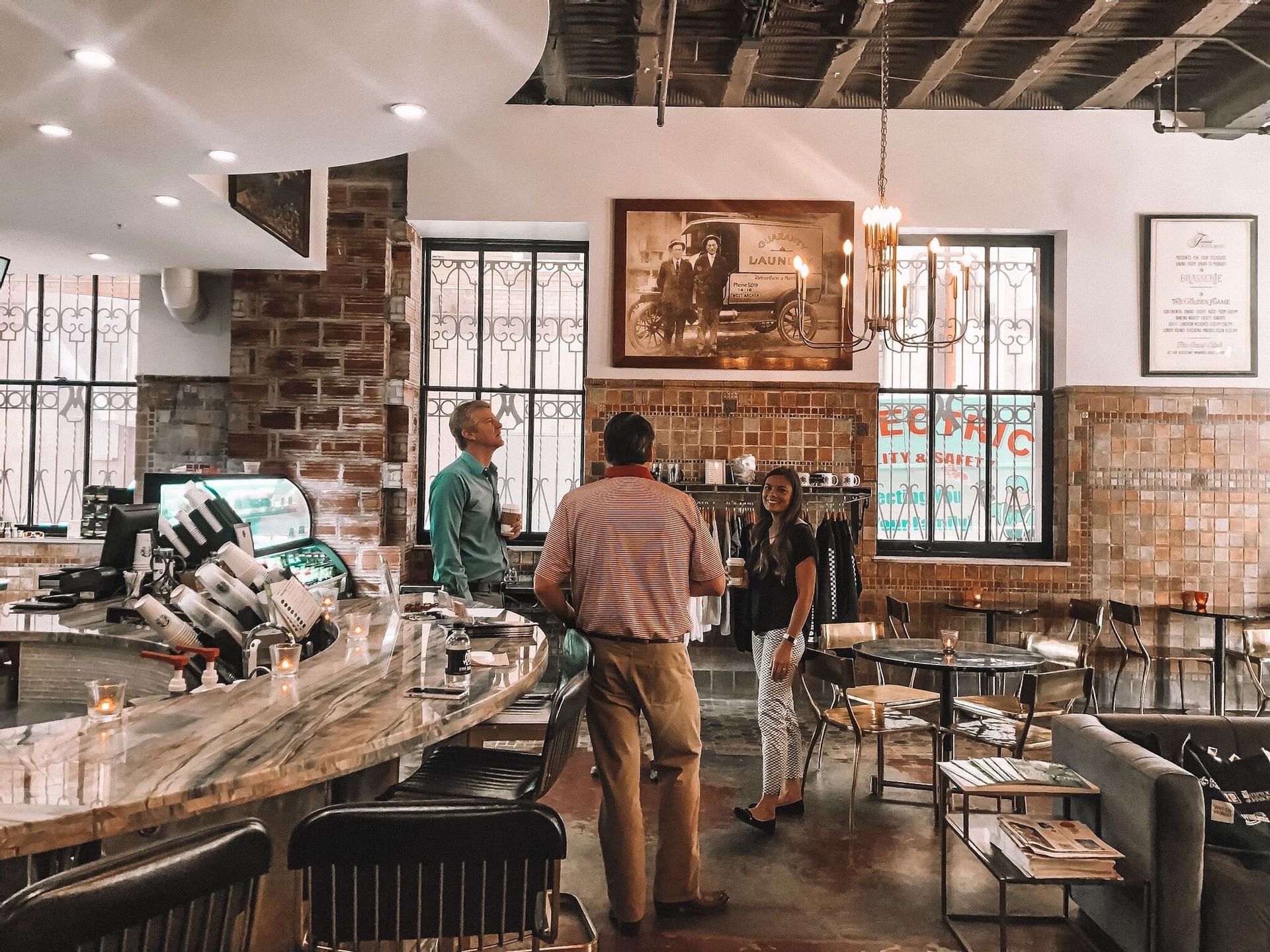 Interior view of Mark Coffee Shop at The Mayo Hotel