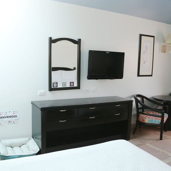 Double beds in Superior Room Dog Friendly at Gamma Hotels