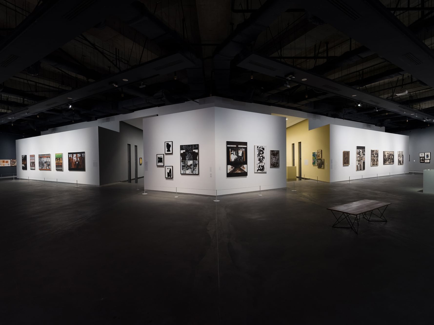 Interior with wall art in Ilham Gallery, a Bukit Bintang attraction near Imperial Lexis Kuala Lumpur