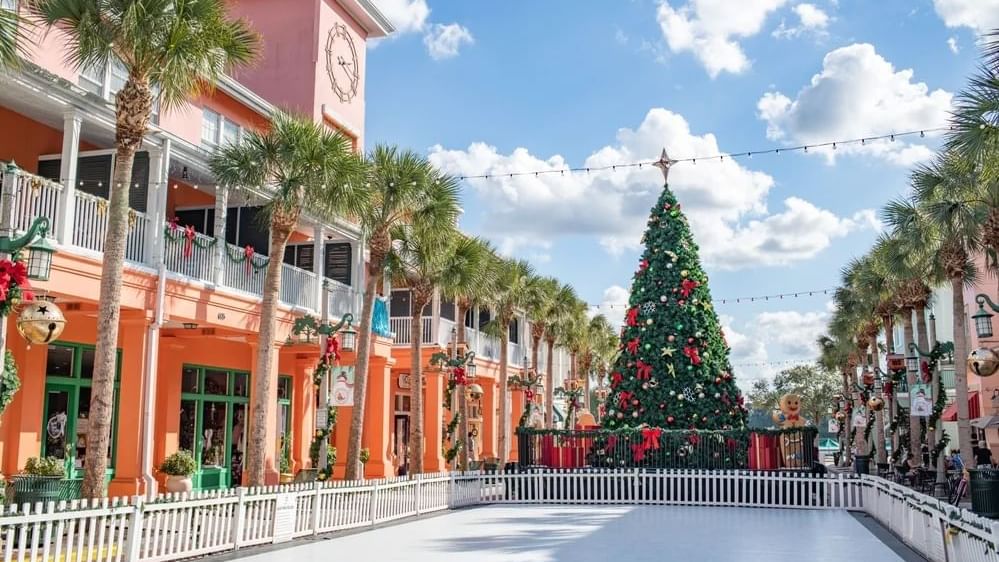 Now Snowing at Celebration FL