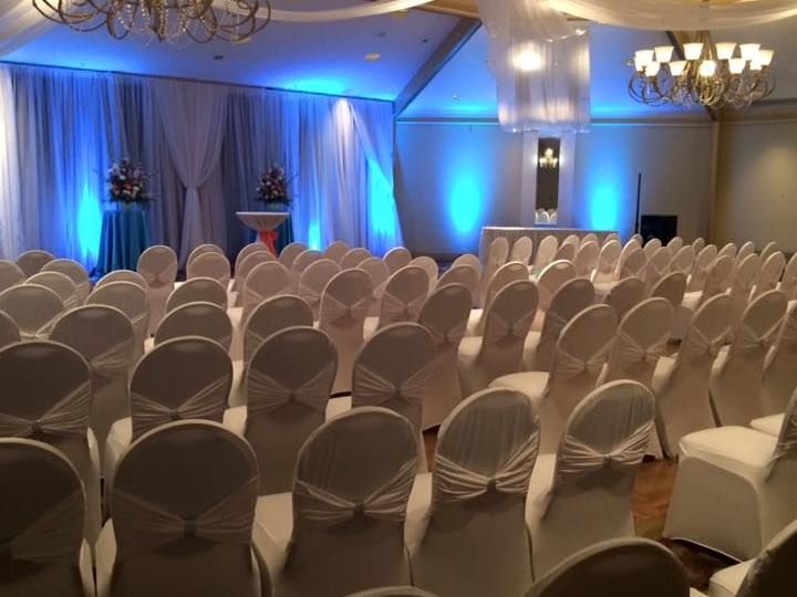 indoor wedding venue with seats