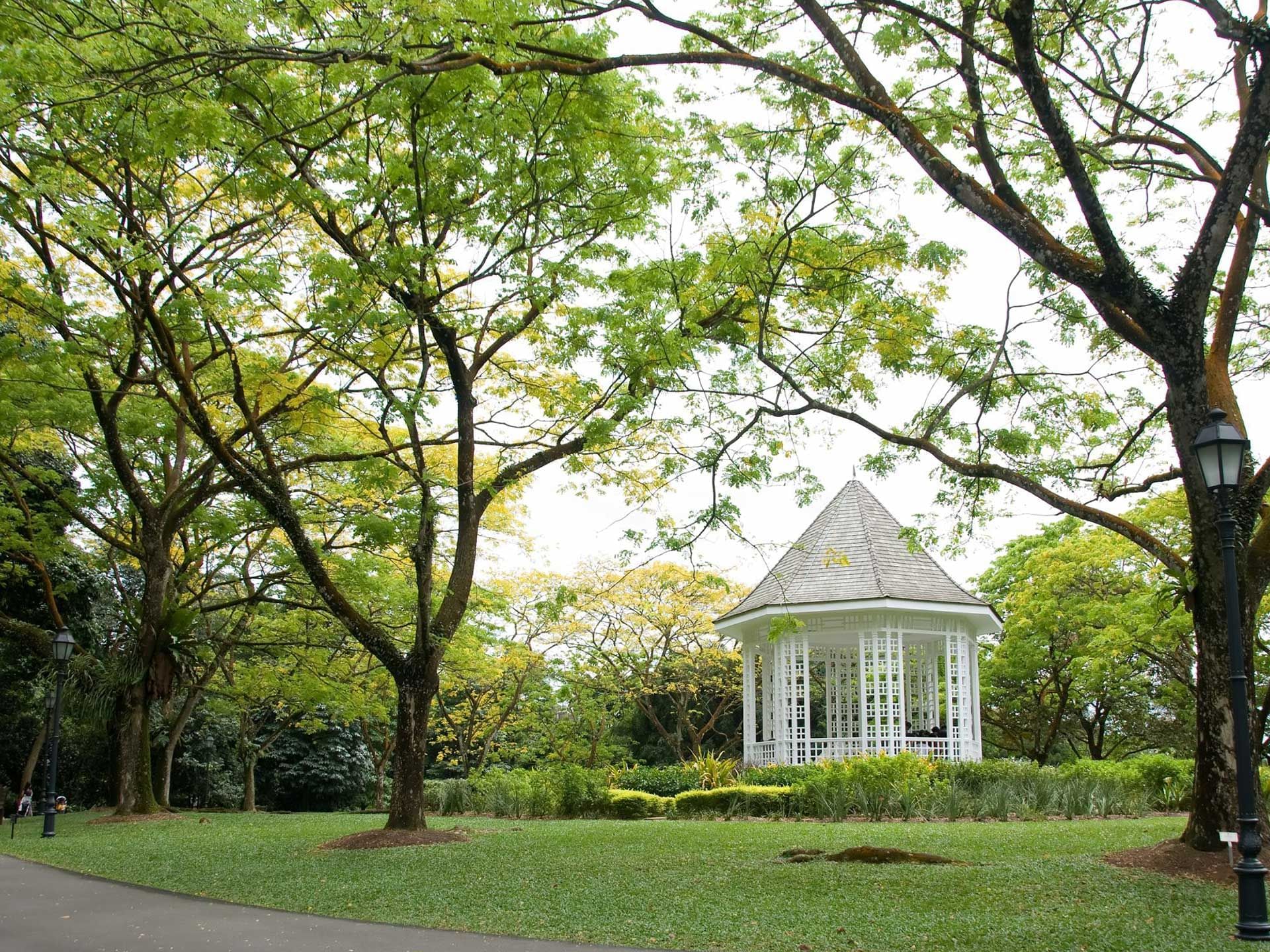 Outdoor Bandstand in Singapore Botanic Gardens near Nostalgia Hotel Singapore