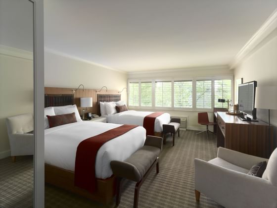 Deluxe Double Room with two beds at Topnotch Stowe Resort