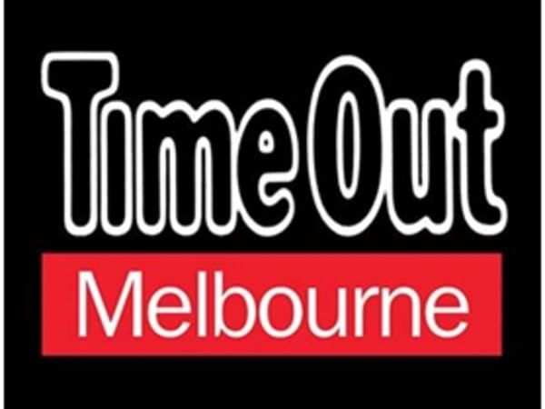 A poster of Time out Melbourne at Pullman Albert park