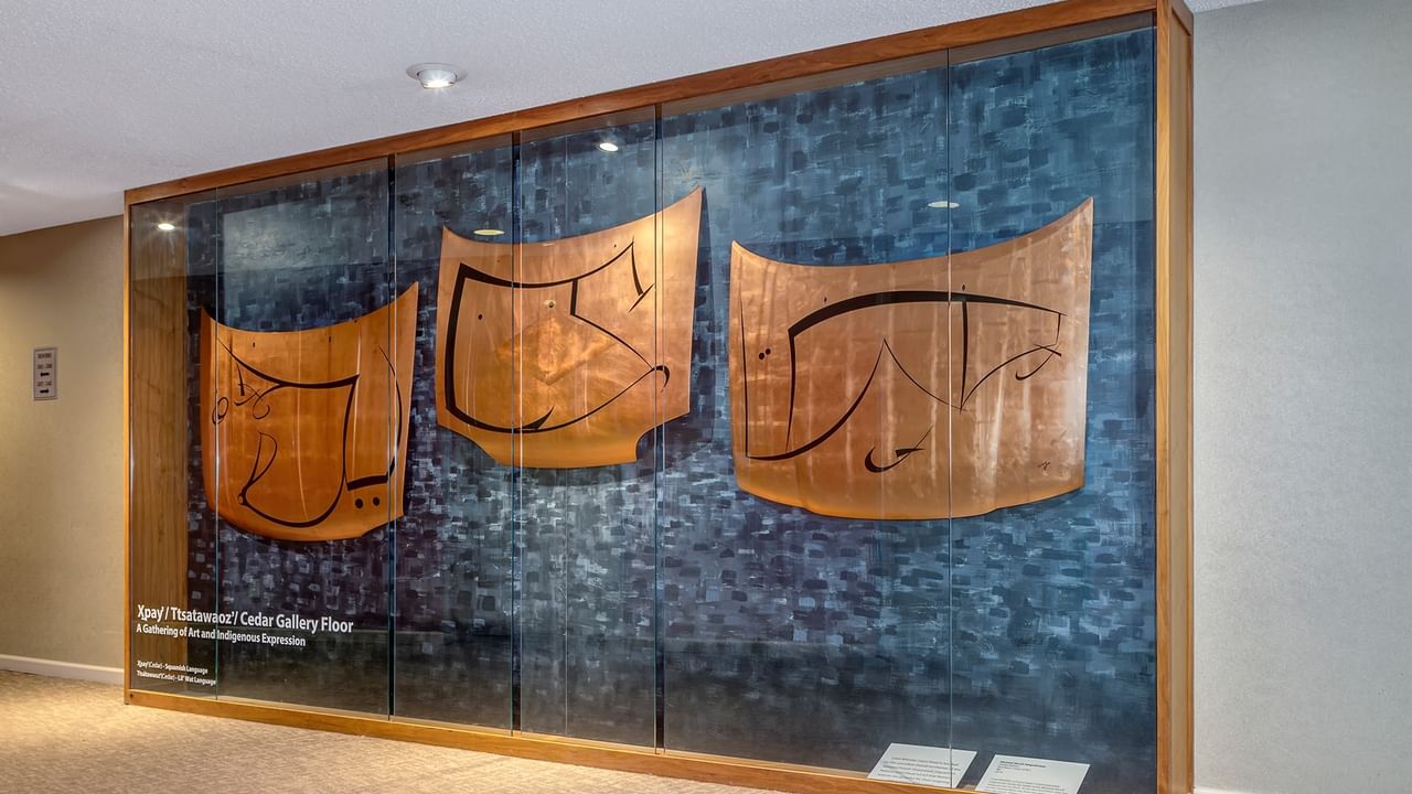 Art work located on the Cedar Gallery Floor