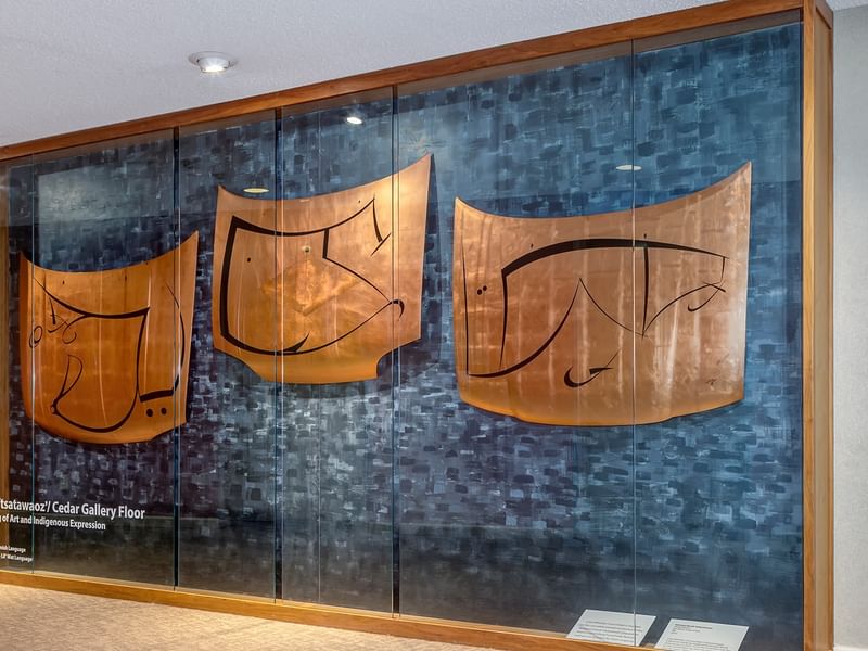 Art work located on the Cedar Gallery Floor