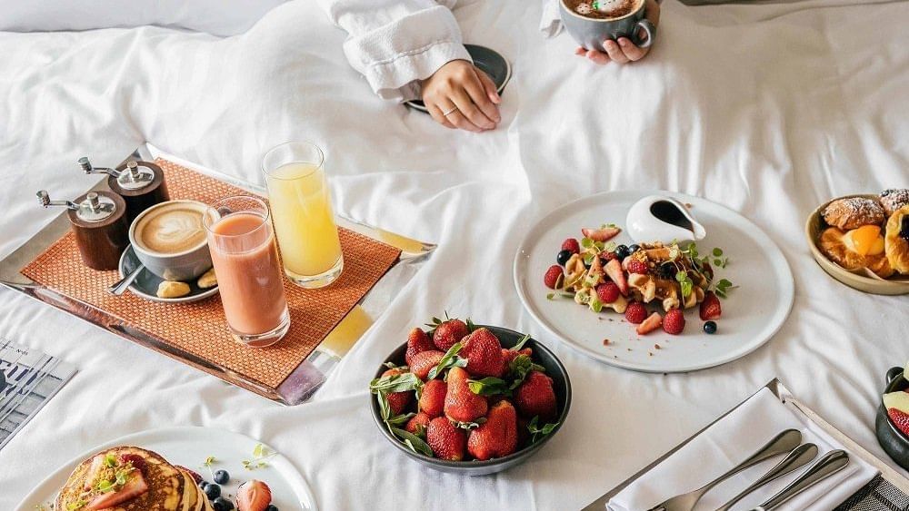 In Room Dining options at Pullman Sydney Olympic park