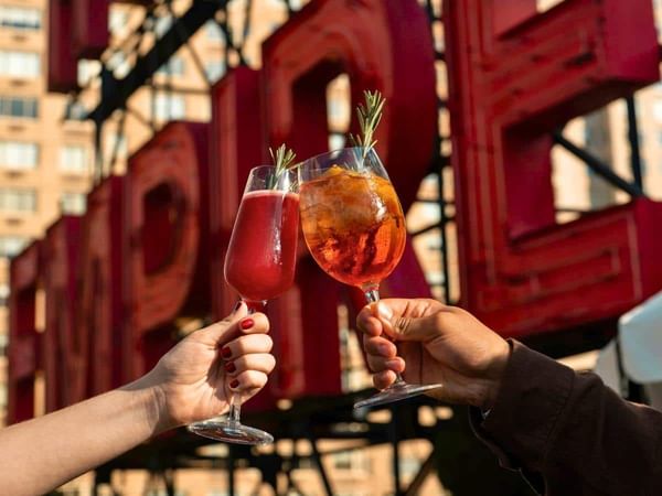 rooftop drinks included empire escape package