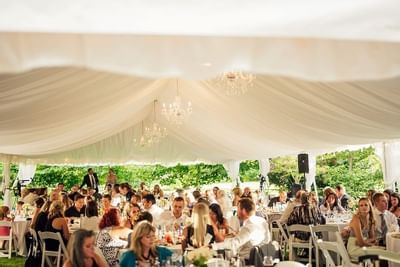 Gellatly Garden Marquee Reception