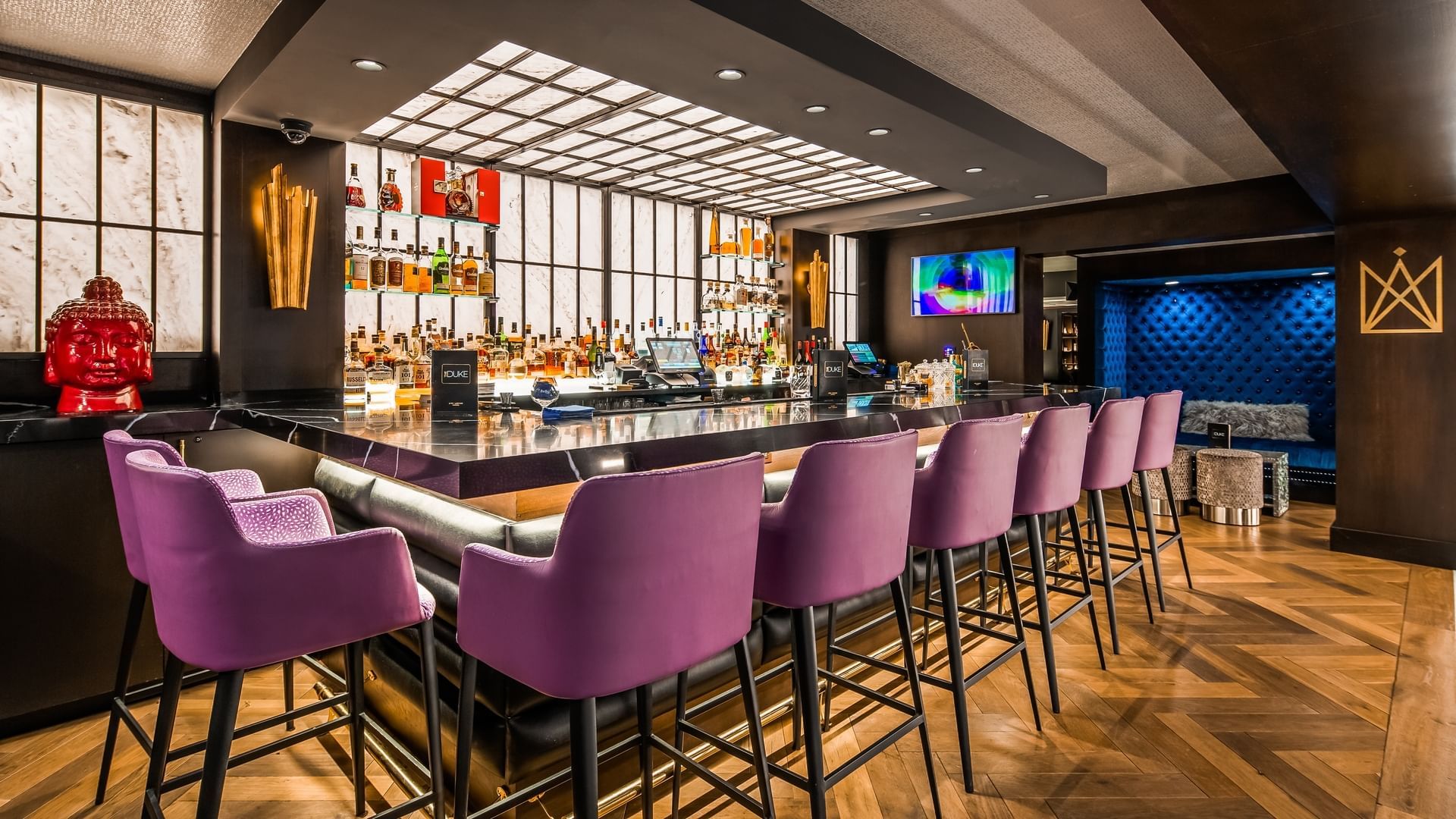 Dining area of the duke at the Kingsley Bloomfield Hills