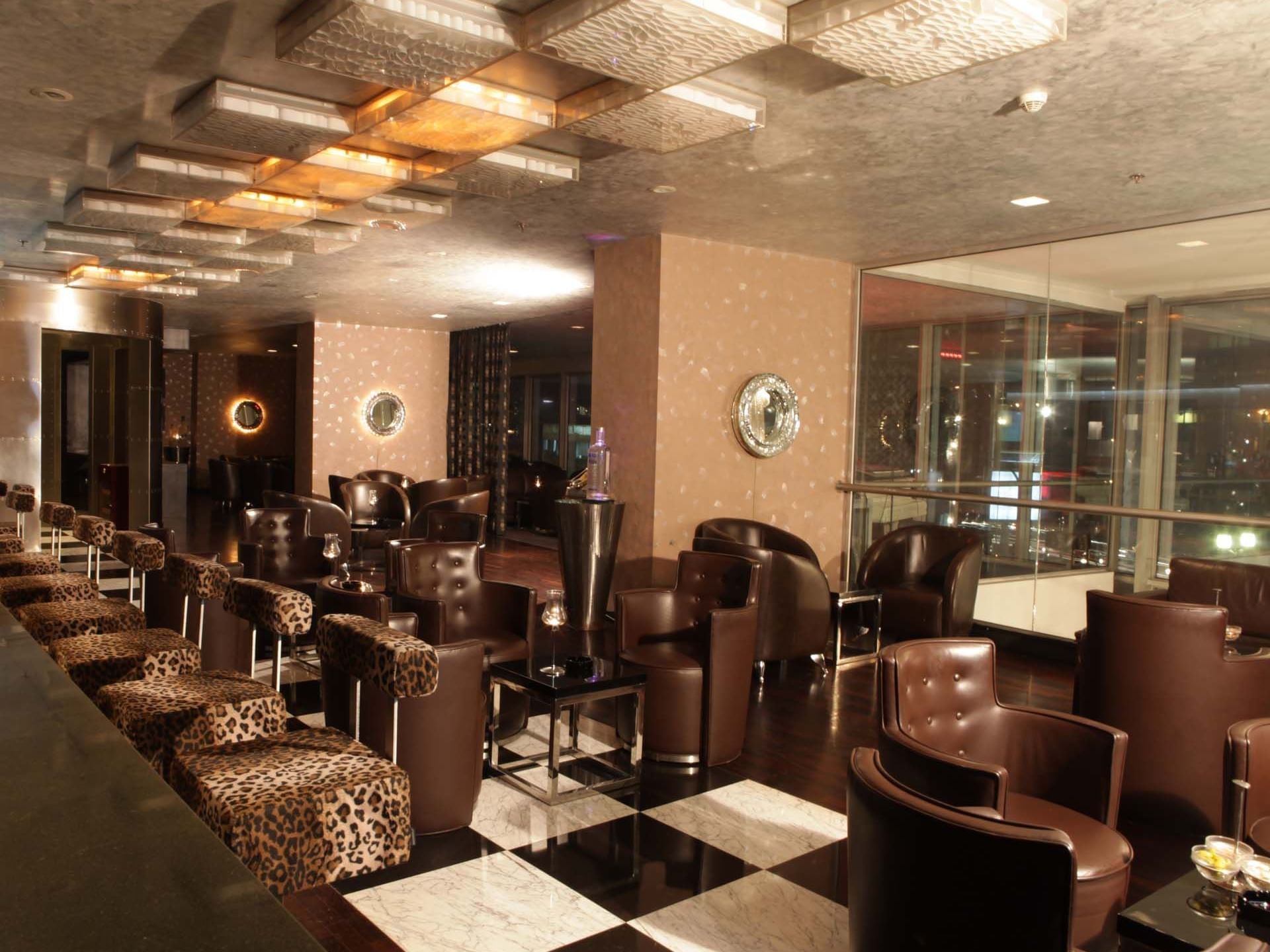 Brown Color Sofas and Chairs - Farah Casablanca Hotel
