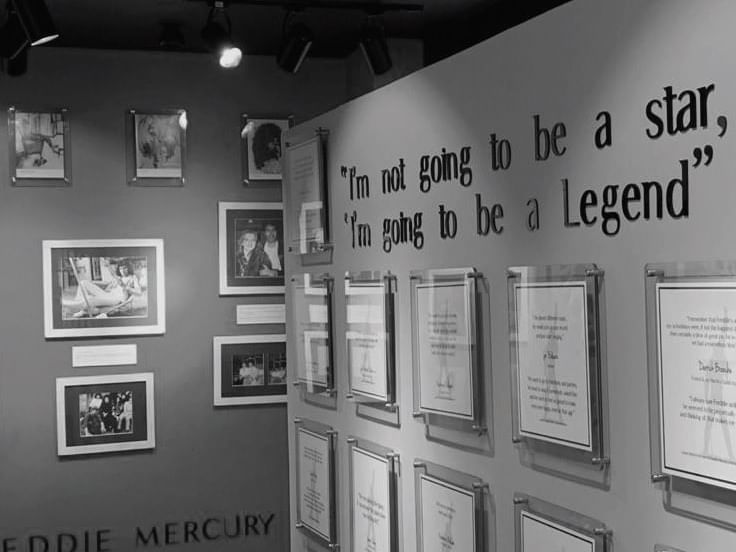 Interior of Freddie Mercury Museum near Zanzibar Serena Hotel