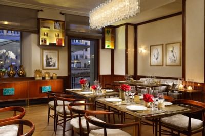 Interior Dining Area at Grand Hotel Minerva