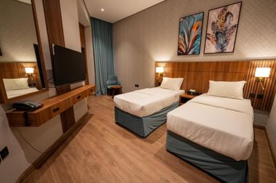 Accommodation at Elaf Qinwan Hotel