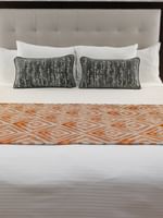 Elegant Premier Room with a king bed and a patterned blanket at Warwick New York