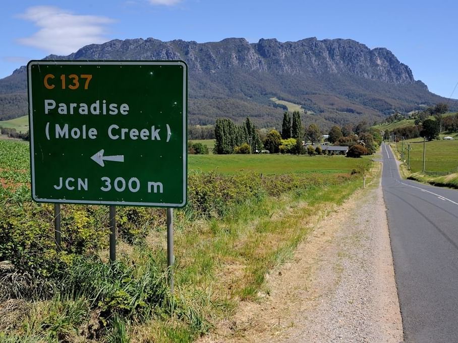 Landmark for Paradise near Cradle Mountain Hotel