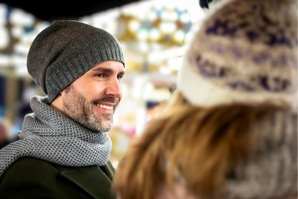Couple enjoying Wokingham Winter Carnival