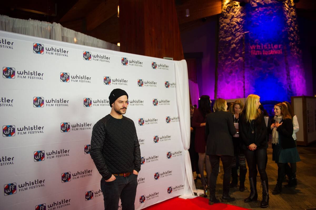 Guest posing in Whistler Film Festival at Blackcomb Springs Suites