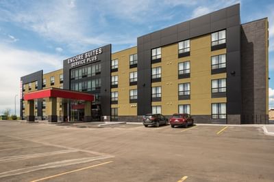 Hotel exterior of Encore Suites Grande Prairie
