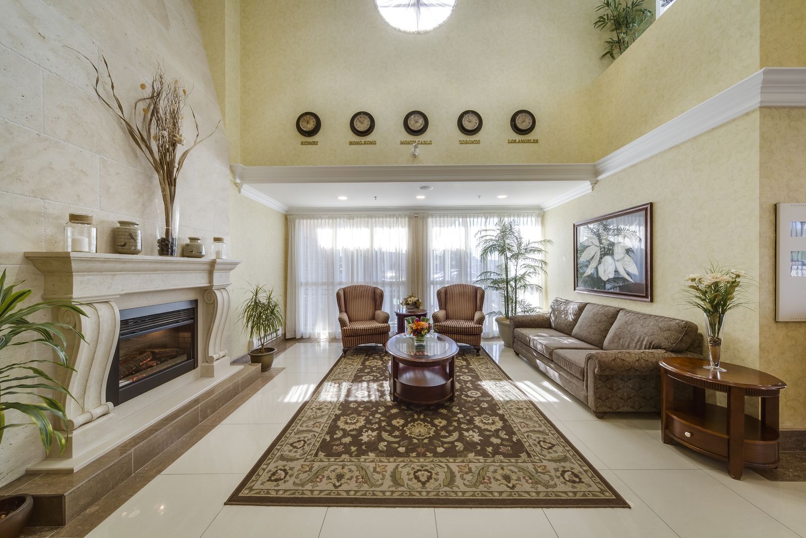 Lobby at Monte Carlo Inn Barrie Suites