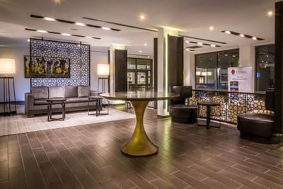 Intérieur moderne de l'hôtel