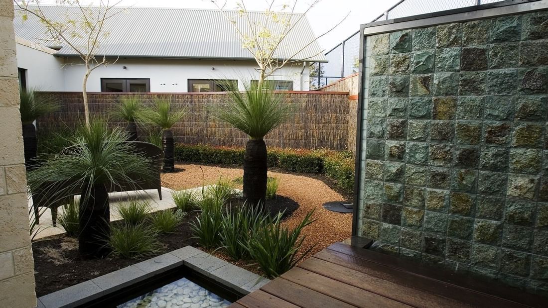 Exterior view of the zen garden at Pullman Bunker Bay Resort