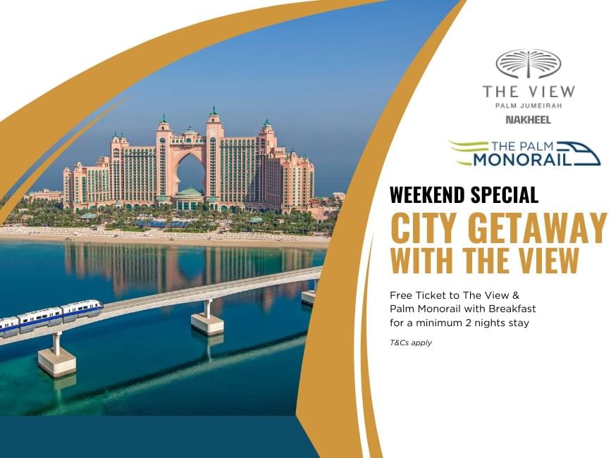 City Getaway with Free Ticket at The View and Palm Monorail