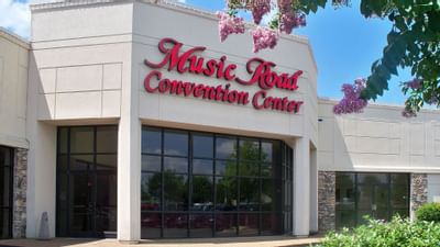 Exterior view of the Convention Center at Music Road Resort