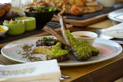 Three Sixty Restaurant at The Torch Doha Hotel in Qatar
