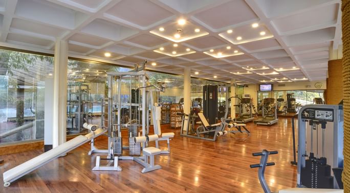 Exercise machines in Maisha Spa & Health Club, Peshawar Serena