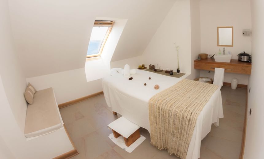 cama de masajes spa hotel cumbres puerto varas
