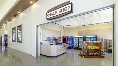 Exterior view of the Snack Shop at Alexis Park Resort