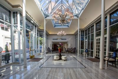 Interior view of a lobby area at Horton Grand Hotel