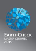 Logo of the EarthCheck Master Certified 2019