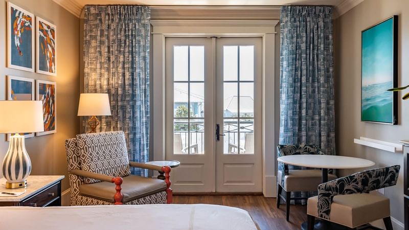 The Pearl Guest Room Sitting Area (Pool View)