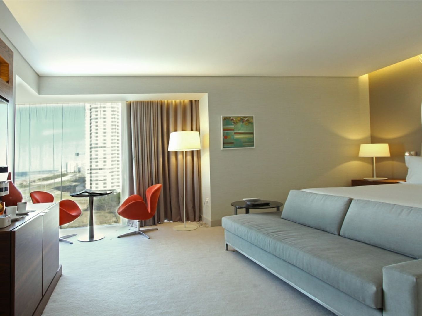 Lounge area in Presidential Suite at Grand Hotel Punta del Este