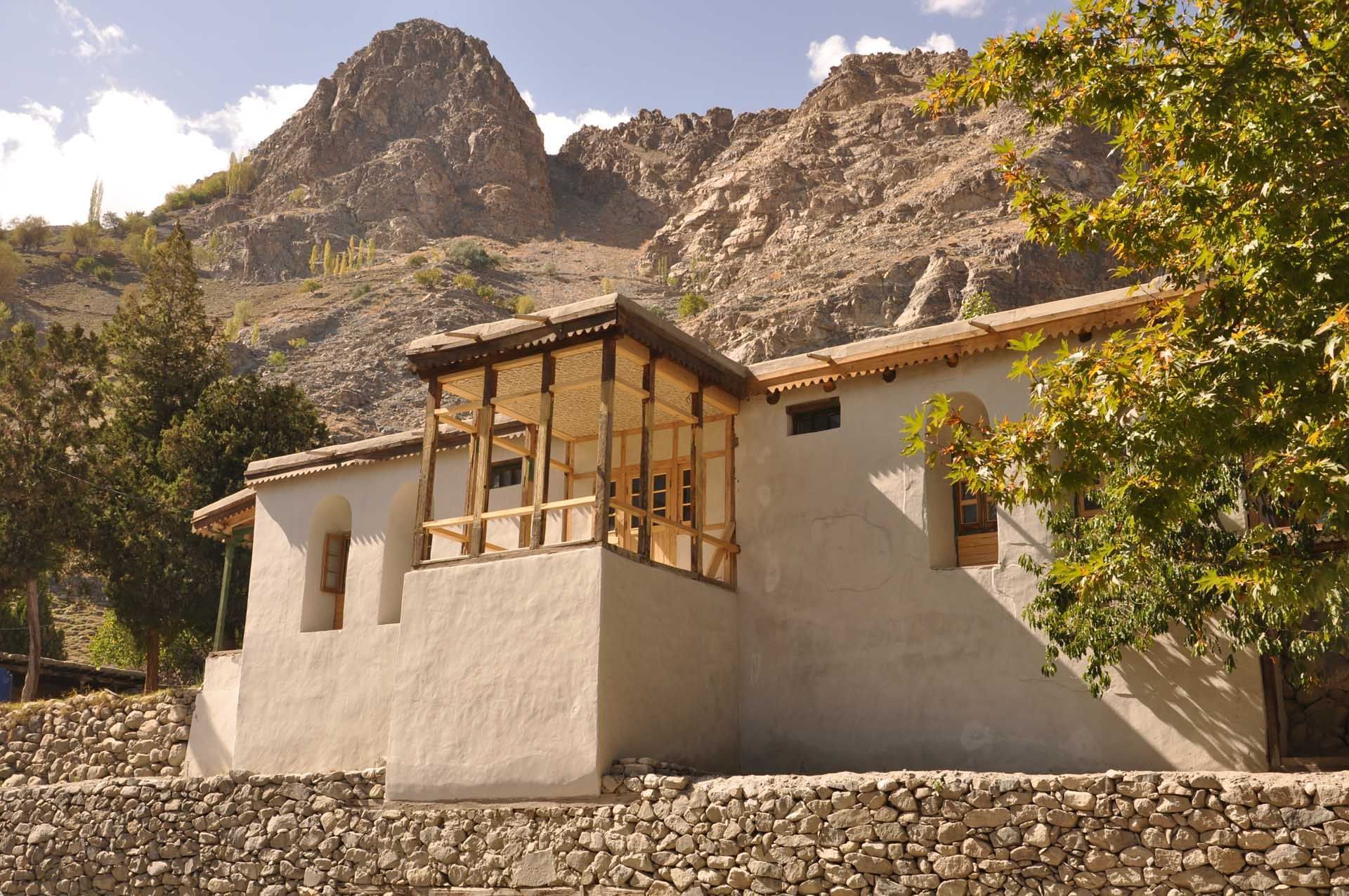 An exterior view of the hotel at Serena Khaplu Palace