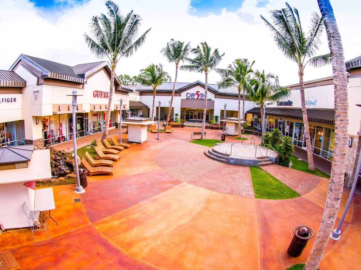 Exterior of the Waikele Premium Outlet near Waikiki Resort Hotel