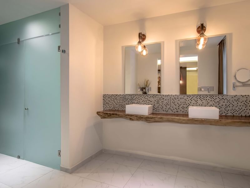 Bathroom vanity in Master Suite at Curamoria Collection