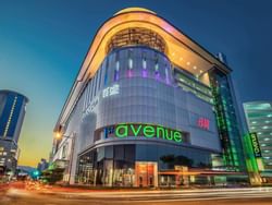 The exterior of 1st Avenue Mall near St. Giles Wembley Hotel