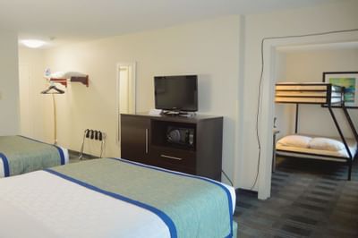 View of Bunk Bed from Queen Bed