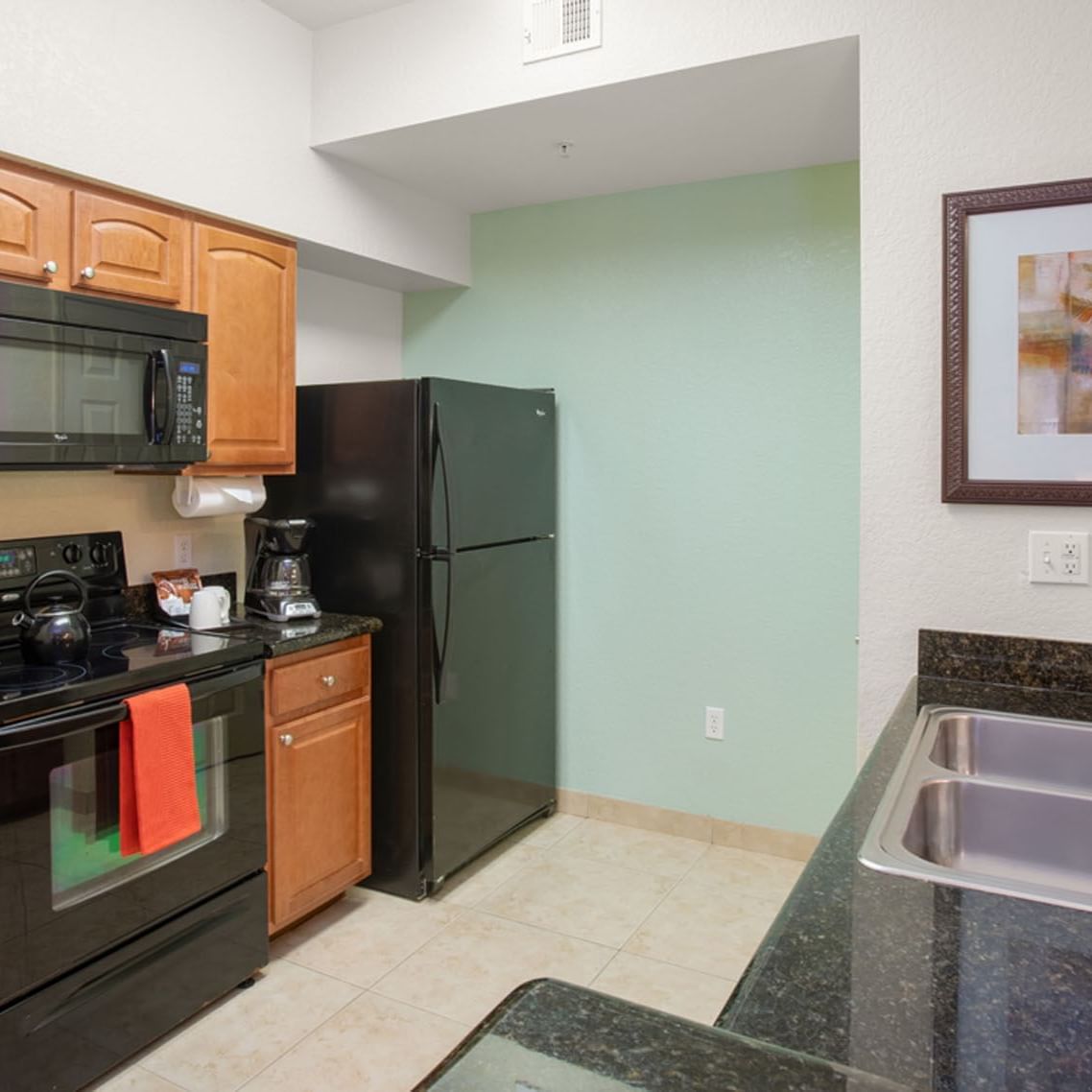Kitchenette in 2-Bedroom 2-Bath Firework View Suite at Lake Buena Vista Resort Village & Spa
