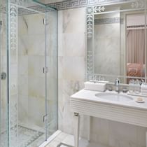 Vanity & Shower of the Residence Bathroom at Palazzo Versace