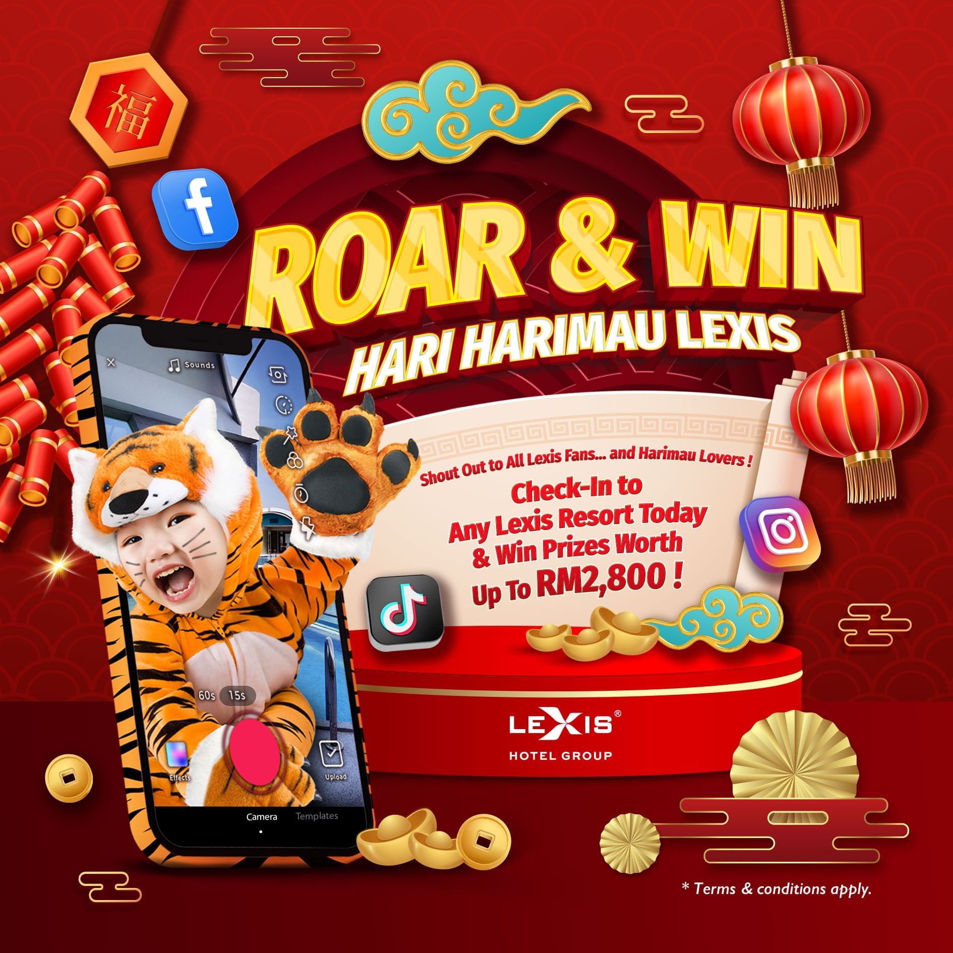 Roar into a tiger-rific new year with Lexis resort!