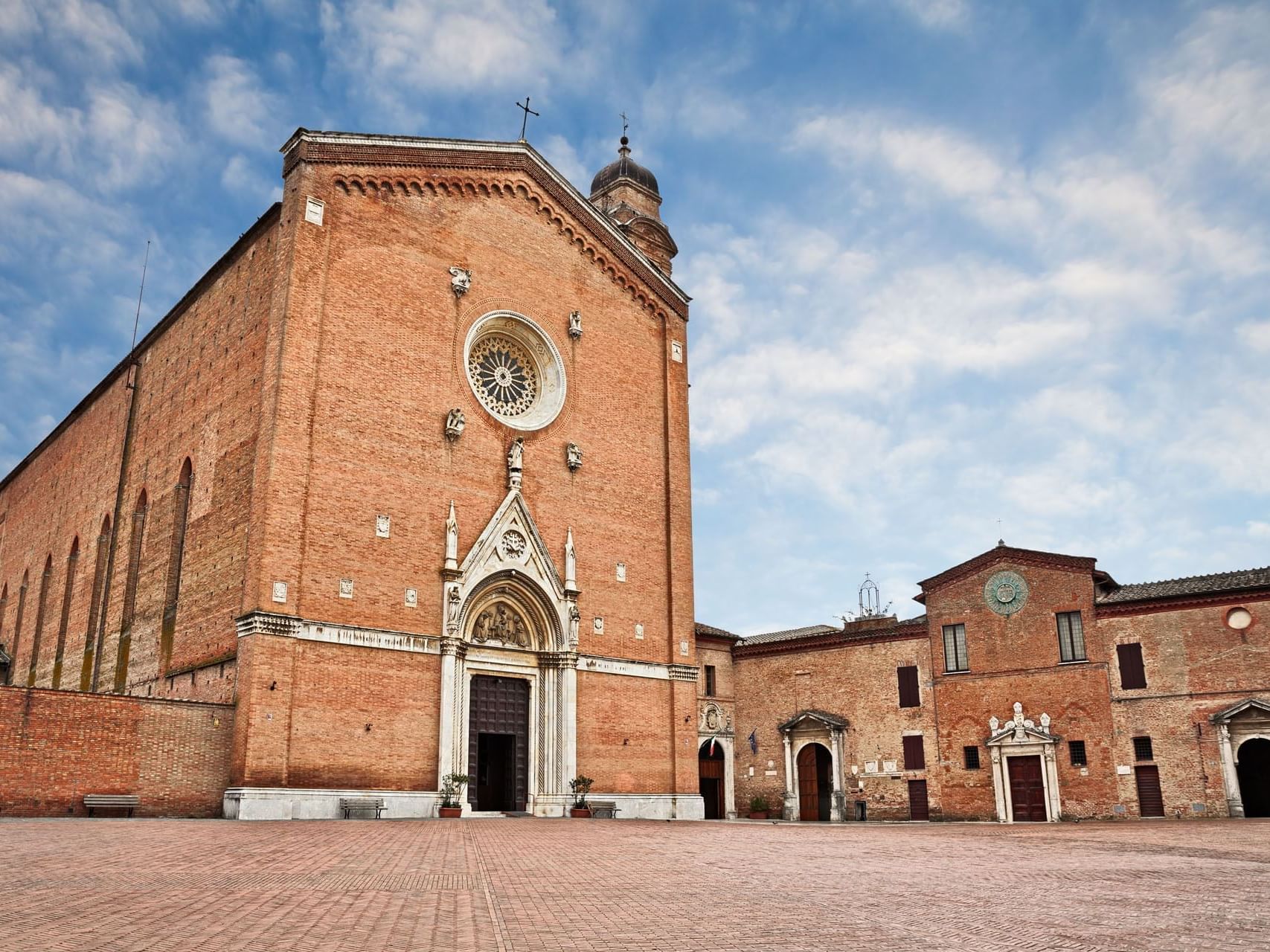 San Francisco Church near Precise House Montaperti Siena